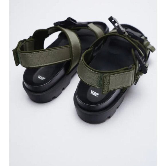 Zara flat strappy sandals - Picture 4 of 9